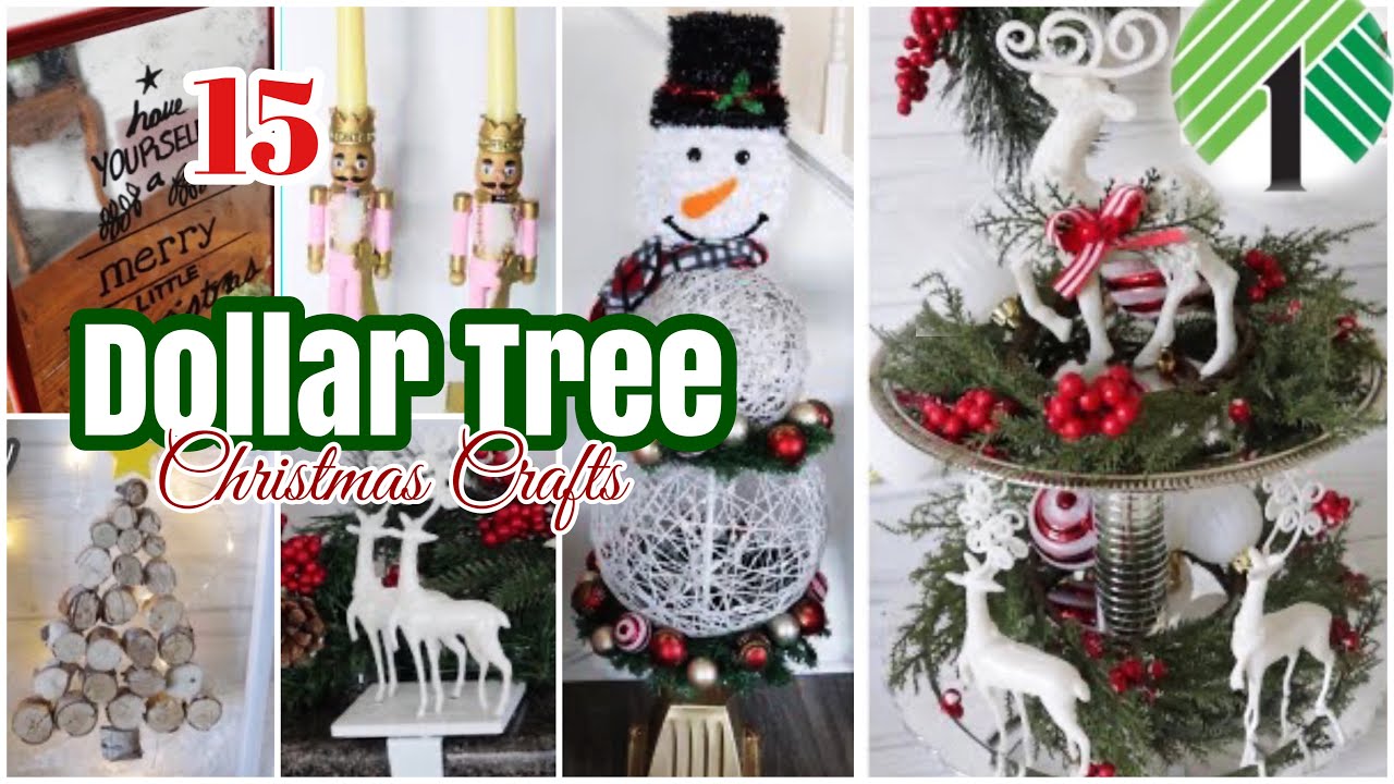 Dollar tree christmas crafts