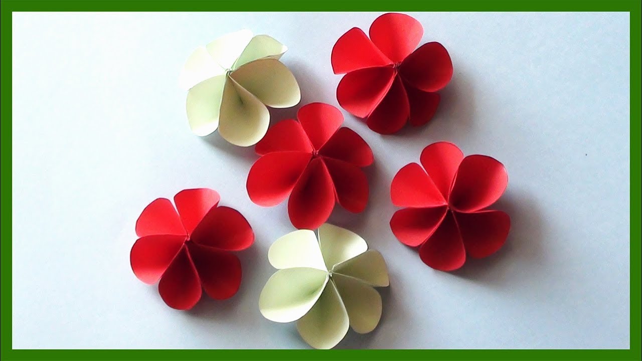 8 easy paper flowers